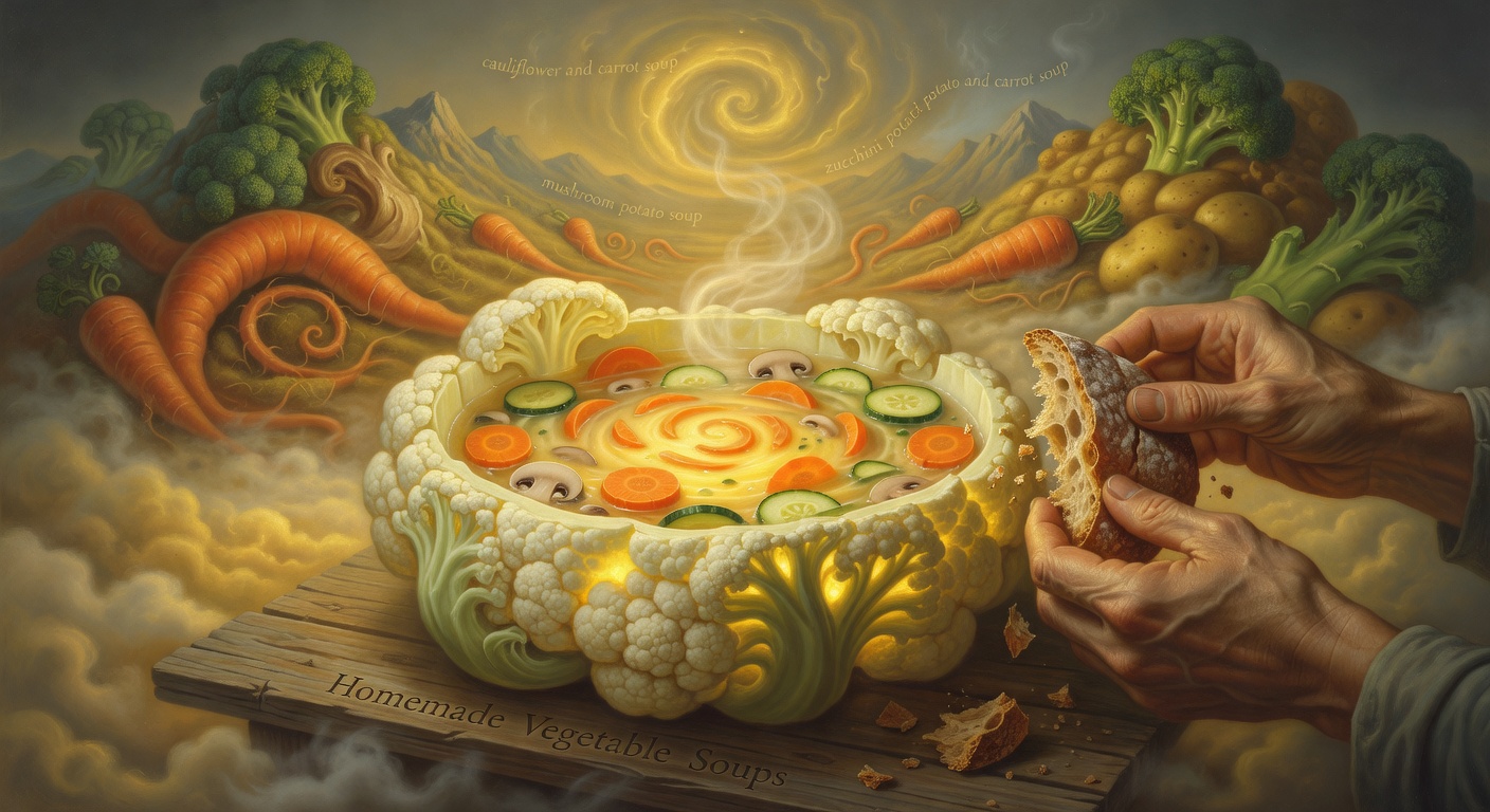 Domaće supe od povrća: lagane domaće bistre supe